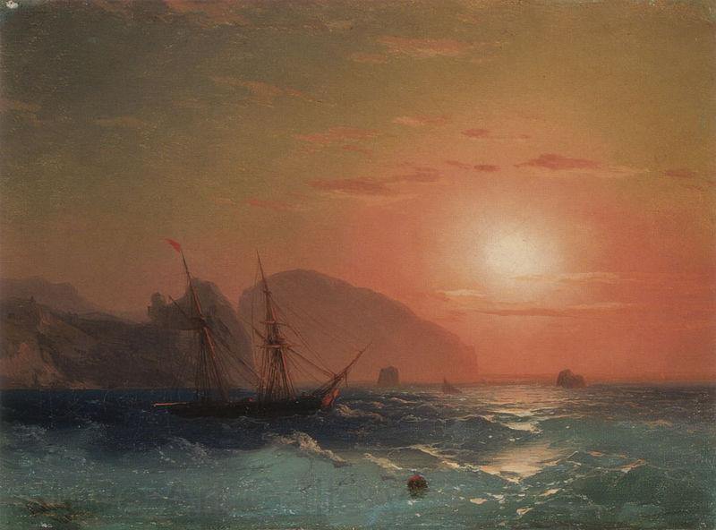 Ivan Aivazovsky View Of The Ayu Dag Crimea France oil painting art